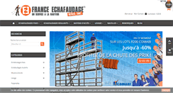 Desktop Screenshot of france-echafaudage.com